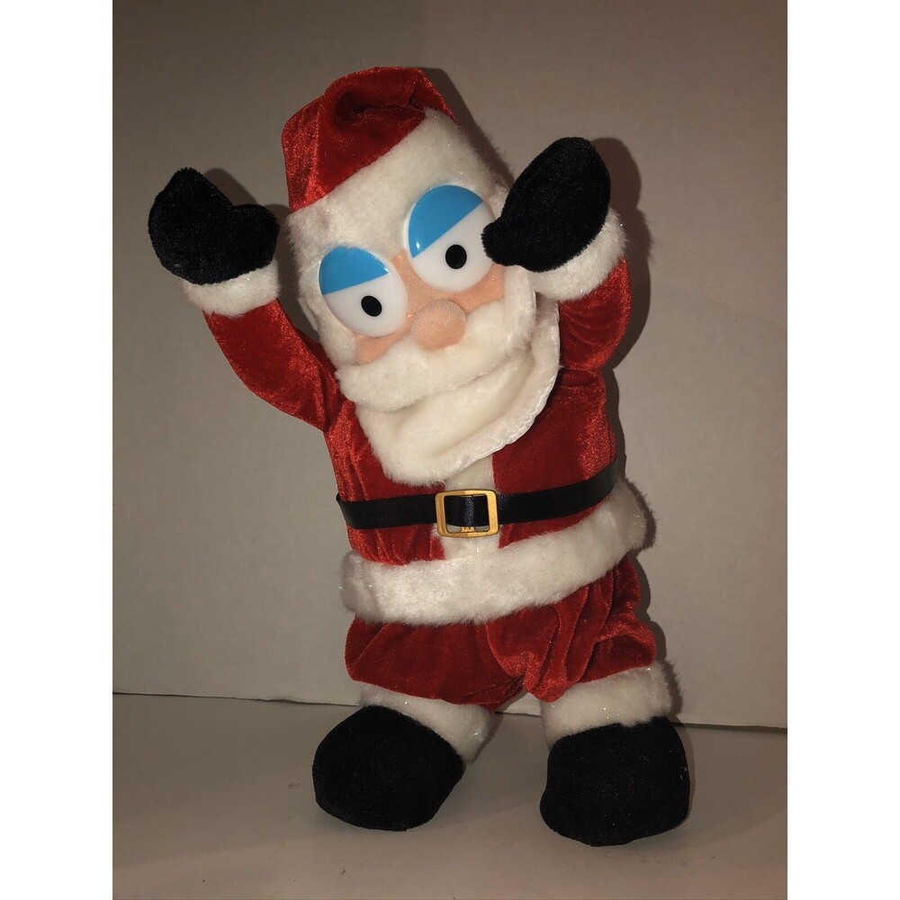 Gemmy Santa Claus Animated Dancing 13” Plush Christmas Cha Cha Slide SEE VIDEO